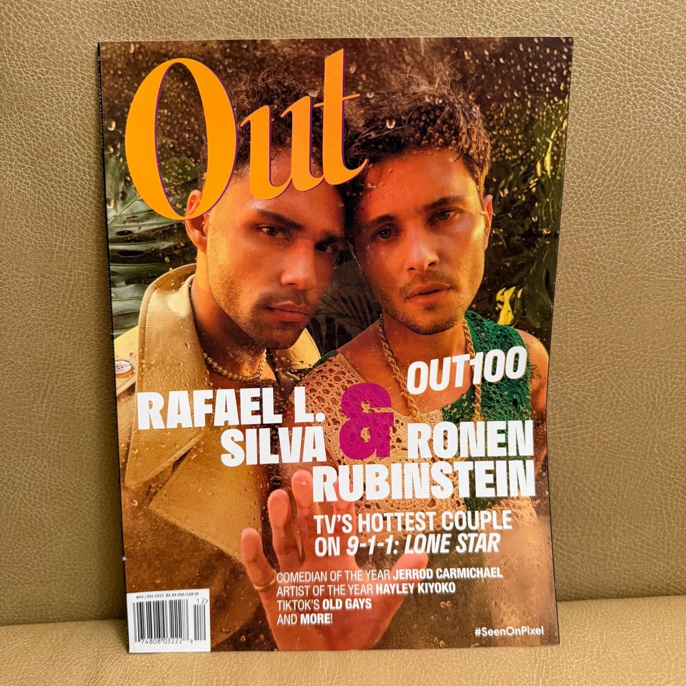 Out Magazine Nov/Dec 2022 Rafael L Silva Ronen Rubinstein 9-1-1 Lone Star Out100